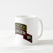 第75レーンジャーの第3大隊w/Tab コーヒーマグカップ (正面右)