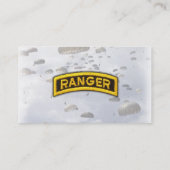 第75レーンジャー連隊の軍隊のレーンジャーのFort Benningの獣医 名刺 (裏面)