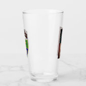 第75レーンジャー連隊-米国の旗- タンブラーグラス (左)