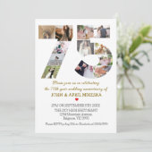 第75回カスタム結婚写真記念日 招待状 (スタンド正面)