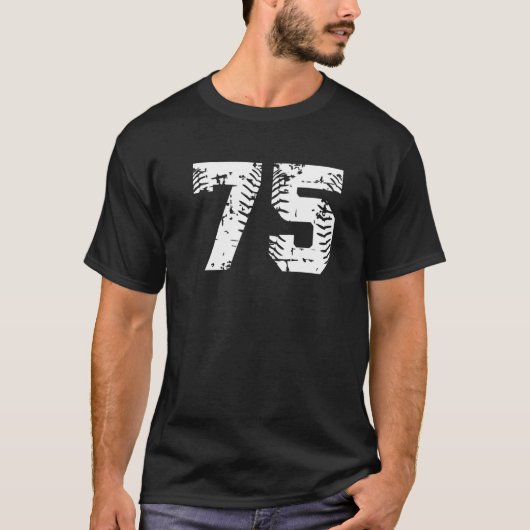 第75回ソフトボール野球ジャージーグランジラッキーニュー Tシャツ (正面)