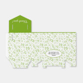 第75回緑/白の乱数パターン フェイバーボックス (折り畳みなし)