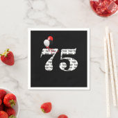 第75回誕生日パーティー風船 スタンダードカクテルナプキン (インサイチュ)
