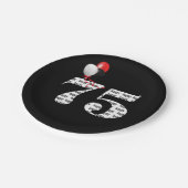 第75回誕生日パーティー風船 ペーパープレート (アングル)