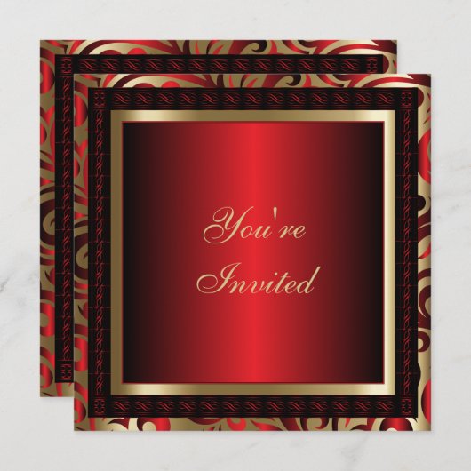 第75回誕生日パーティー | DIY文字 招待状 (正面/裏面)