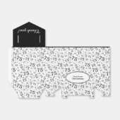 第75回黒/白の乱数パターン フェイバーボックス (折り畳みなし)