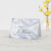 第75記念日 カード (黄色い花)