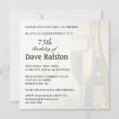 第75誕生会-パーソナライズな招待状 招待状 (裏面)