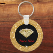 第75誕生日お土産アイディアパーソナライズされた|過去記事 キーホルダー (裏面)