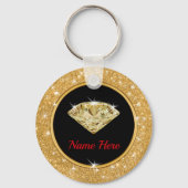 第75誕生日お土産アイディアパーソナライズされた|過去記事 キーホルダー (裏面)