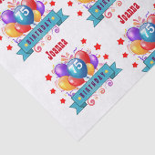 第75誕生日のお祝いのカラフルの気球C01GZ 薄葉紙 (詳細)