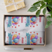 第75誕生日のお祝いのカラフルの気球C01GZ 薄葉紙 (ギフト)