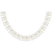 第75誕生日の結婚記念日の金ゴールド数 バンティングフラッグ (全)