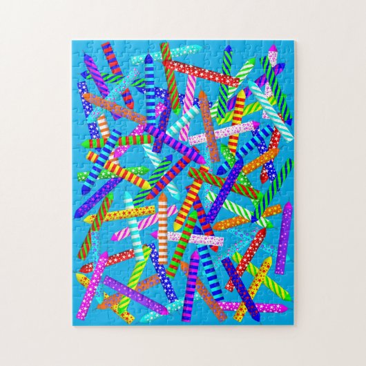 第75誕生日キャンドルジグソーパズル ジグソーパズル (縦)