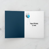 第75誕生日キャンドル カード (内部)