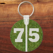 第75誕生日キーチェーンパーティーの好意 キーホルダー (正面)