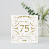 第75誕生日ギャグギフト カード (スタンド正面)