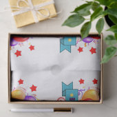 第75誕生日フェスティバルカラフルバルーンC01GZ 薄葉紙 (ギフト)