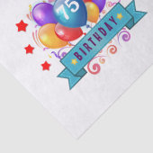 第75誕生日フェスティバルカラフルバルーンC01GZ 薄葉紙 (詳細)