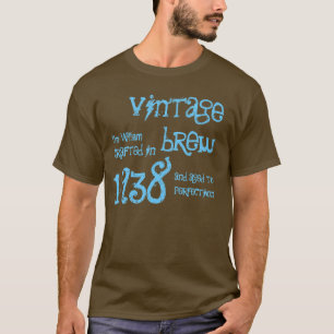 第75誕生日プレゼントの1938年のヴィンテージの醸造物の名前V9 Tシャツ