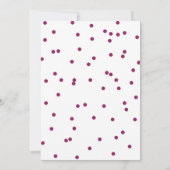 第75誕生日招待状 招待状 (裏面)