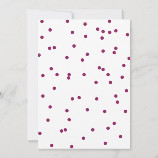 第75誕生日招待状 招待状 (裏面)