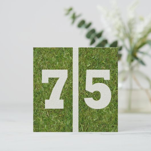 第75誕生日招待状 招待状 (スタンド正面)