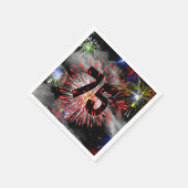 第75誕生日花火inクラウドナプキンス スタンダードカクテルナプキン (角)