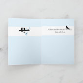 第75誕生日鳥コーラス カード (内部)