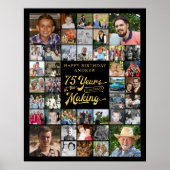 第75誕生日42写真集の制作年 ポスター (正面)