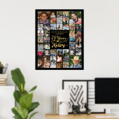 第75誕生日42写真集の制作年 ポスター (ホームオフィス)