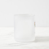 第75軍空挺隊員イラク退役軍人ビアマグ フロストグラスマグカップ (中央)