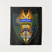 第75連隊「レンジャーが道を先導」 タペストリー (正面)