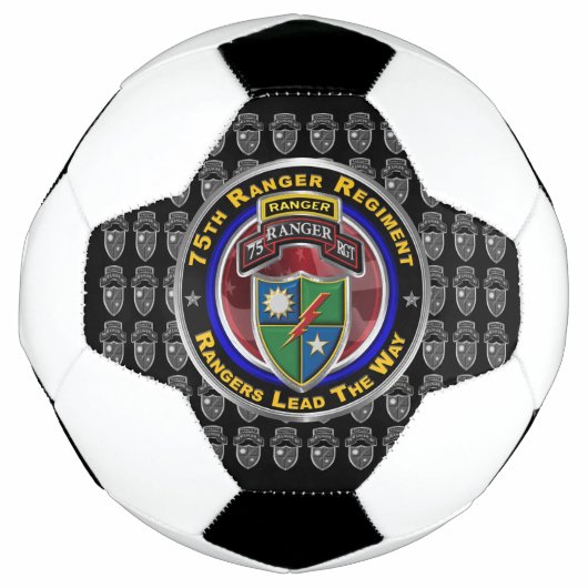 第75連隊『レンジャー・リード・ザ・ウェイ』 サッカーボール (正面)