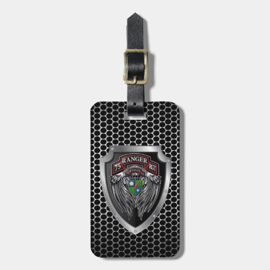 第75連隊『射手が道を進む』 ラゲッジタグ (正面縦)