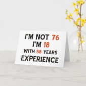 第76クールな誕生日のデザイン カード (黄色い花)