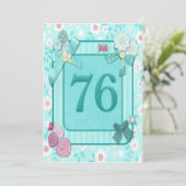 第76回誕生日パーティーの招待状 招待状 (スタンド正面)