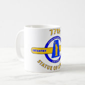 第77歩兵部隊"自由の女神" コーヒーマグカップ (正面左)