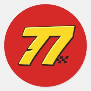 第77 -ステッカー ラウンドシール