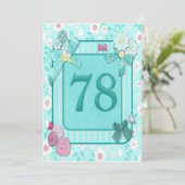 第79回誕生日パーティーの招待状 招待状 (スタンド正面)