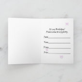 第79回誕生日パーティーへの招待 招待状 (内部)