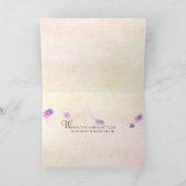 第79窓の誕生日のピンクの蘭 カード (内部)