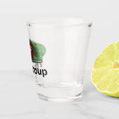 第7 SFGAの特殊部隊のグループの緑色のベレー帽の退役軍人 ショットグラス (右)