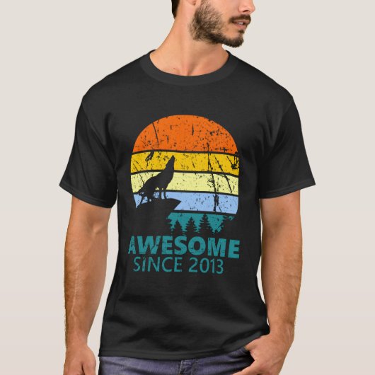 第8オオカミ8 Tシャツ (正面)