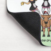 第8クリスマス(搾り出している8人の女中)のマウスパッドの日 マウスパッド (コーナー)