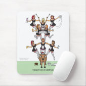 第8クリスマス(搾り出している8人の女中)のマウスパッドの日 マウスパッド (マウス)