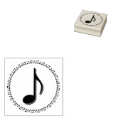 第8ノートミュージックデザイン ラバースタンプ (押印)