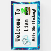 第8ハッピーバースデー・クリティカル・ヒットへようこそ！ 横断幕 (縦)