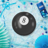 第8ビリヤード球 ペーパープレート (パーティー)