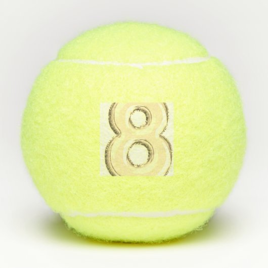 第8ロはっきりしたゴ印刷ペン選手権スポーツ テニスボール (正面)